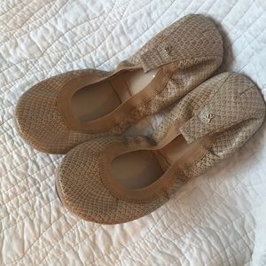 Yosi Samra Samara Snakeskin Flats